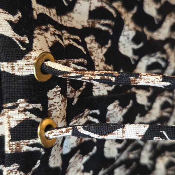 Diane von Furstenberg Opal Jungle silk romper Sz 6 - Picture 5 of 14